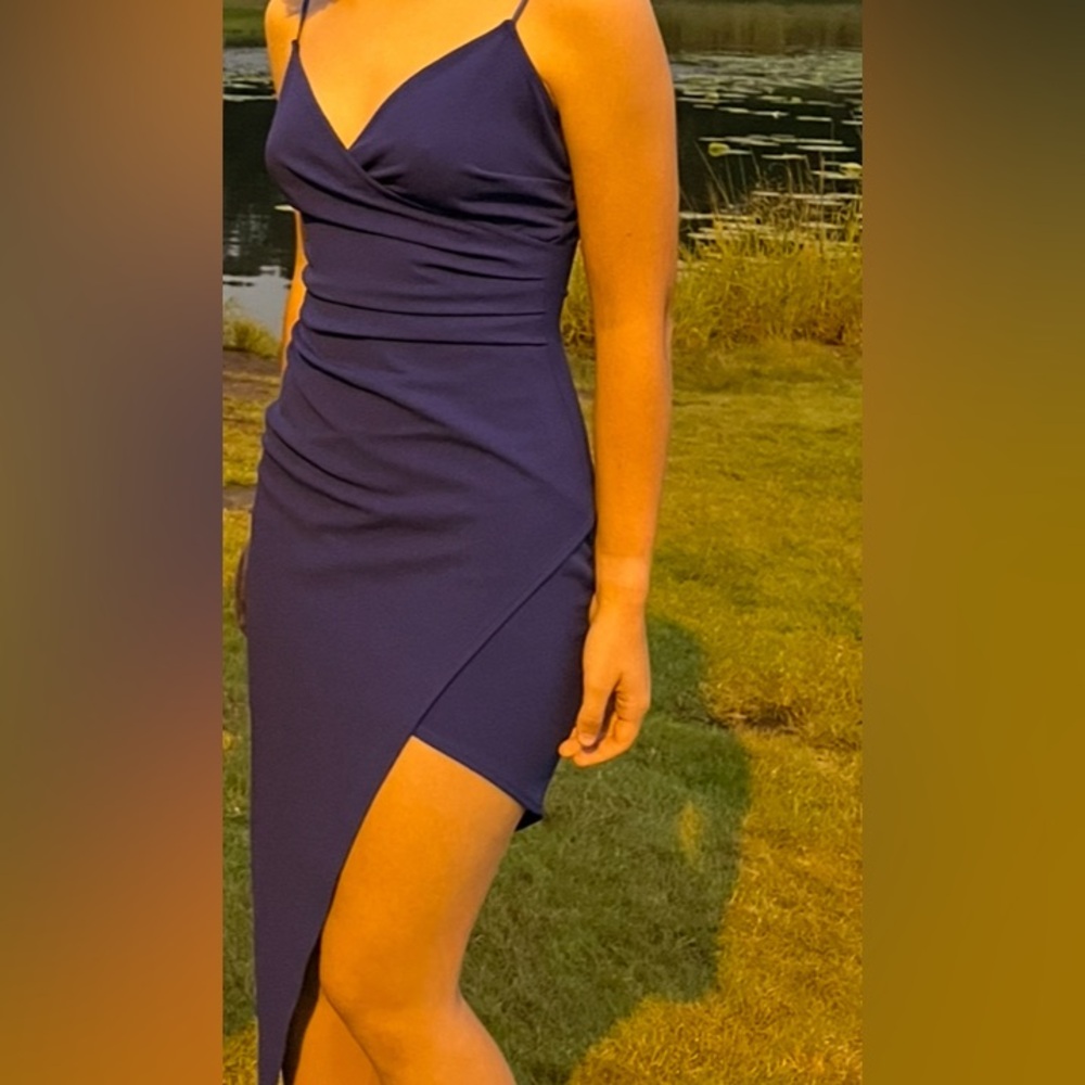 Elegant Blue Evening Dress